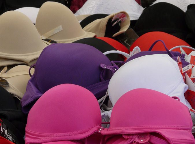 Collection of large bras.