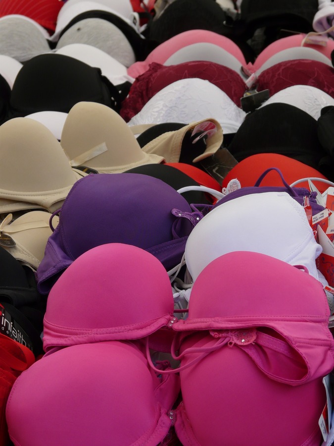 Collection of large bras.