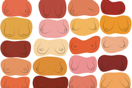 Various breast shapes